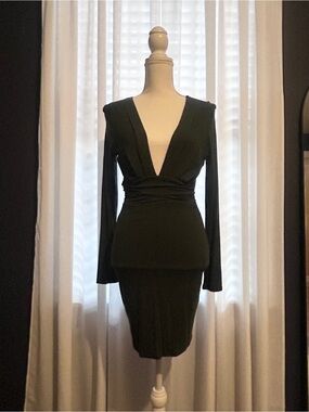 Dark Green Fashionona Mini Dress.